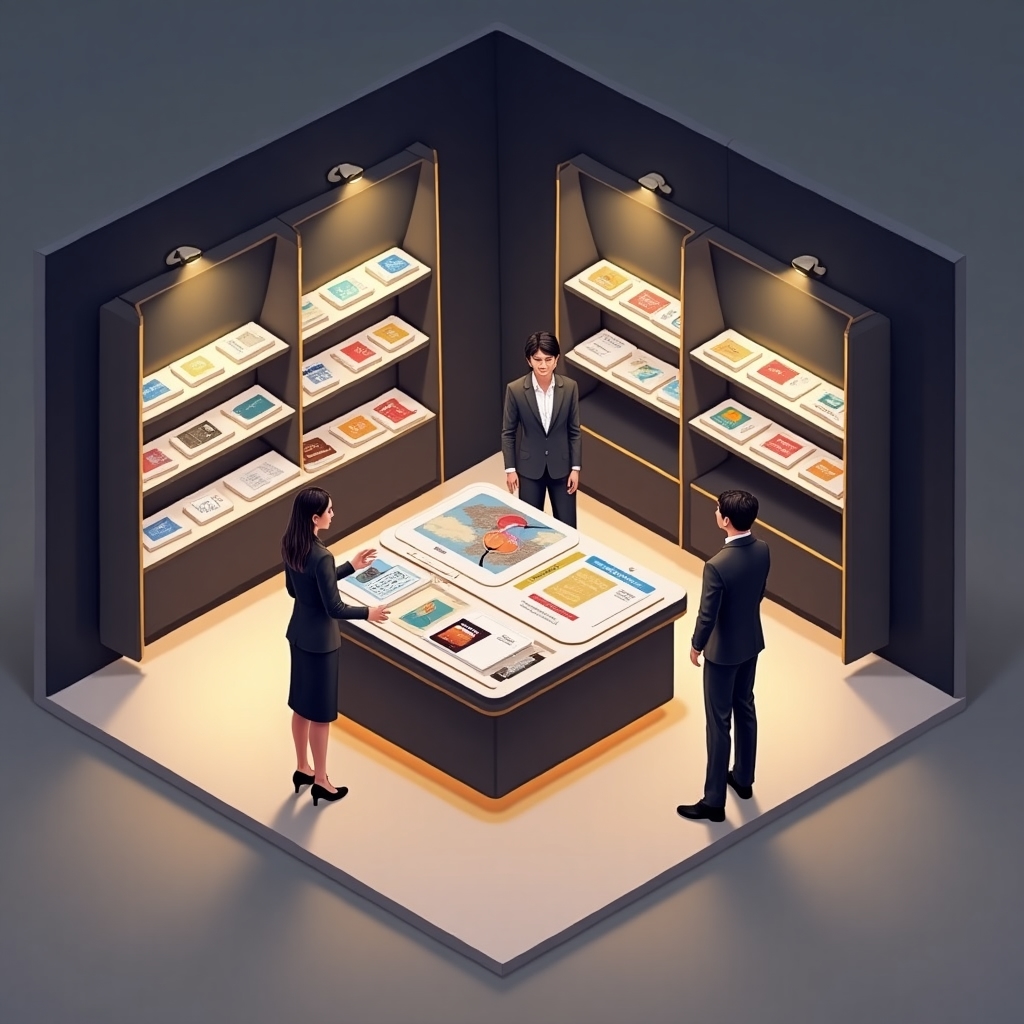 Retail display of educational gift cards